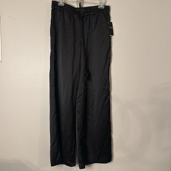 LAUREN Ralph Lauren Satin Wide Leg Pant - Picture 3 of 10